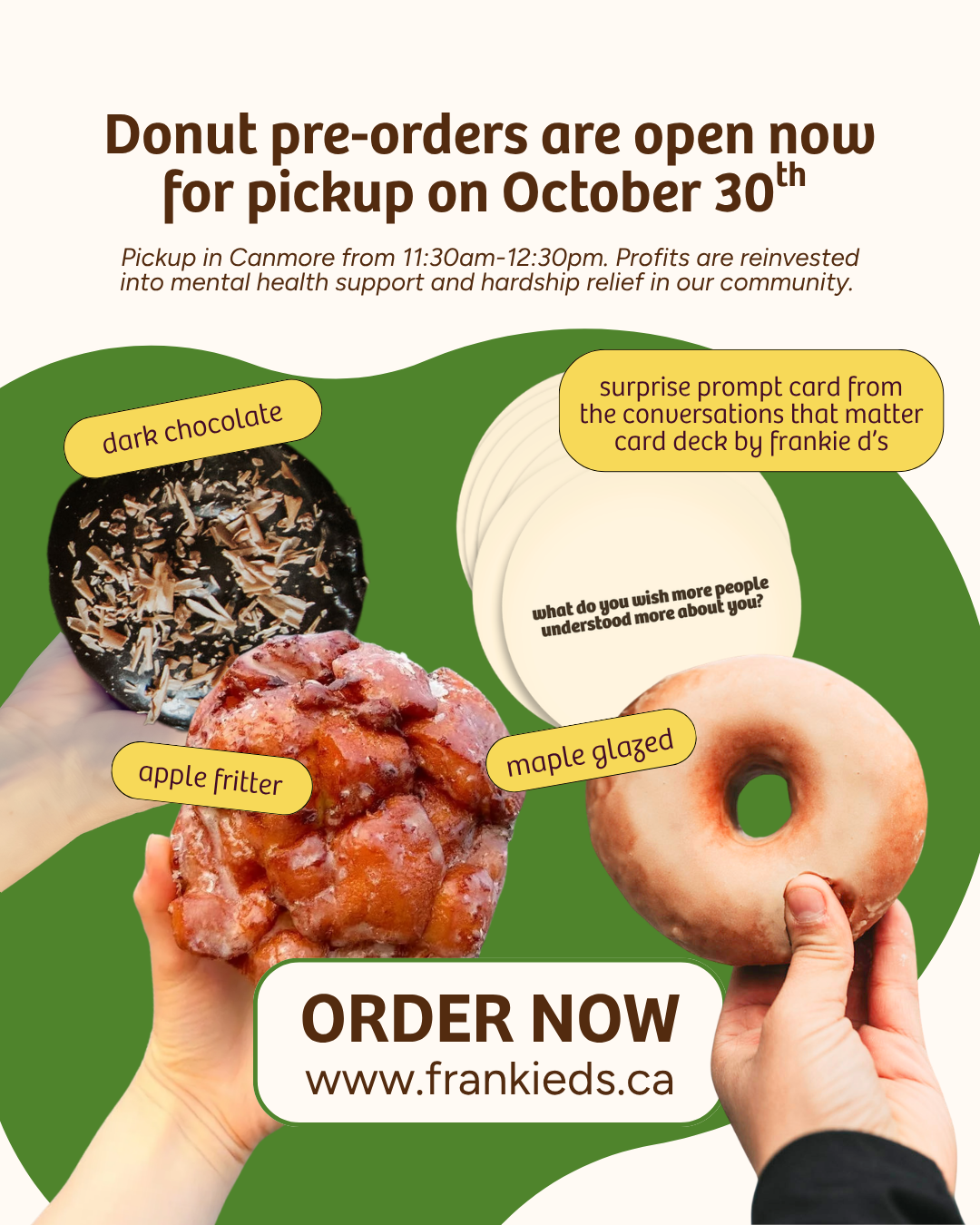 3 pack of our BIG donuts (with surprise connection card)